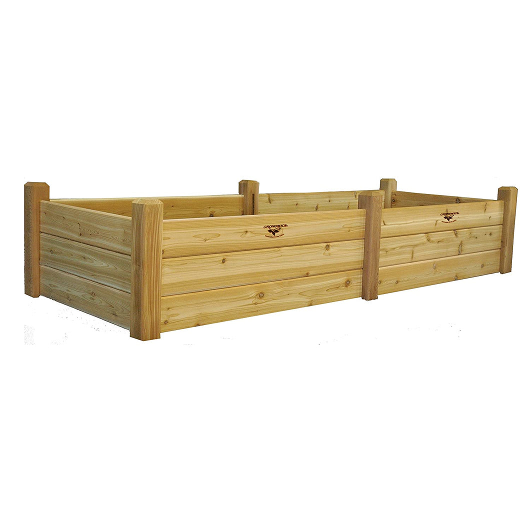 Gronomics RGBT 34-95 34-Inch by 95-Inch by 19-Inch Raised Garden Bed, Unfinished