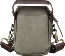 Load image into Gallery viewer, Platinum - Vintage Camera Case - Dark Green/Dark Brown
