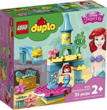 Load image into Gallery viewer, LEGO DUPLO Disney Ariel's Undersea Castle 10922 Imaginative Building Toy for Kids; Ariel and Flounder’s Princess Castle Playset Under The Sea, New 2020 (35 Pieces)