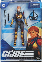 Load image into Gallery viewer, Hasbro G.I. Joe Classified Series Scarlett Action Figure Collectible 05 Premium Toy with Multiple Accessories 6-Inch Scale with Custom Package Art
