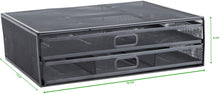 Load image into Gallery viewer, Mind Reader MESHMONSTA-PNK Metal Mesh Desk Drawer, Desktop Monitor Stand Organizer