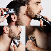 Load image into Gallery viewer, Panasonic Body and Beard Trimmer for Men ER-GB80-S, Cordless/Corded Hair Clipper, 3 Comb Attachments and 39 Adjustable Trim Settings, Washable