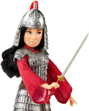 Load image into Gallery viewer, Disney Mulan and Xianniang Dolls with Helmet, Armor, and Sword, Inspired by Disney&#39;s Mulan Movie, Toy for Kids and Collectors