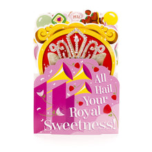 Load image into Gallery viewer, Hallmark Funny Pop Up Mother&#39;s Day Card with Song (Cat Queen, Plays Rule Britannia)