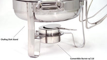 Load image into Gallery viewer, Excelsteel 4-Quart Heavy Duty Professional Stainless Chafing Dish