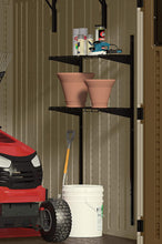 Load image into Gallery viewer, Suncast Dual Shelving Extension Kit for Sierra and Everett Sheds, Black