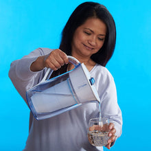 Load image into Gallery viewer, ZeroWater ZR-0810-4, 10 Cup Round Water Filter Pitcher with Water Quality Meter, White