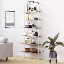 Load image into Gallery viewer, Nathan James Theo 5-Shelf Wood Ladder Bookcase