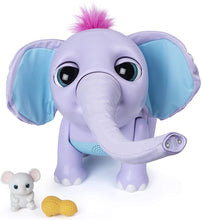 Load image into Gallery viewer, Wildluvs Juno My Baby Elephant with Interactive Moving Trunk &amp; Over 150 Sounds &amp; Movements