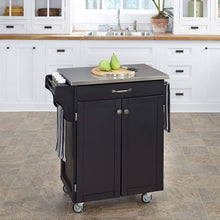 Load image into Gallery viewer, Home Styles Design Your Own Small Kitchen Cart - Natural Base with Wood Top