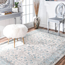 Load image into Gallery viewer, nuLOOM Vintage Rio Area Rug, 10' x 14', Aqua
