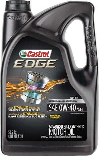 Castrol 60016 EDGE 0W-20 Advanced Full Synthetic Motor Oil