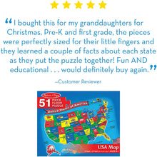 Load image into Gallery viewer, Melissa &amp; Doug U.S.A. 51pc Floor Puzzle