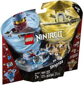 LEGO NINJAGO Spinjitzu Nya & Wu 70663 Building Kit (227 Pieces)