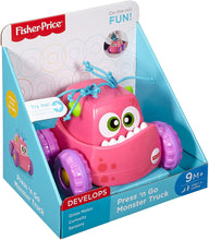 Load image into Gallery viewer, Fisher-Price Press &#39;n Go Monster Truck, Pink