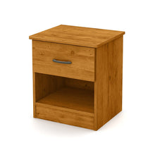 Load image into Gallery viewer, South Shore Libra 1-Drawer Night Stand, Country Pine