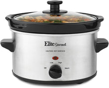 Load image into Gallery viewer, Elite Gourmet MST-275XS Electric Slow Cooker, Adjustable Temp