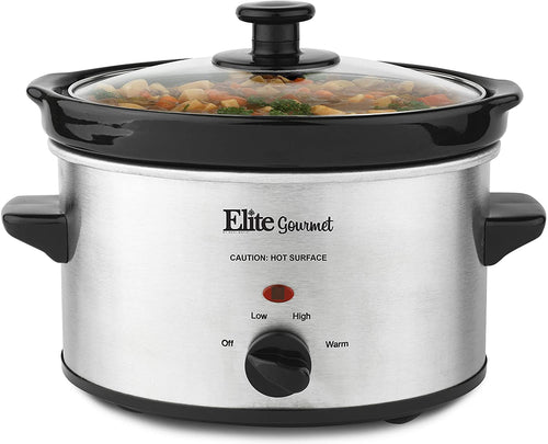 Elite Gourmet MST-275XS Electric Slow Cooker, Adjustable Temp