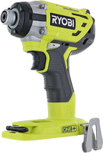 Load image into Gallery viewer, Ryobi P238 18V One+ Brushless 1/4 2,000 Inch Pound, 3,100 RPM Cordless Impact Driver w/ Gripzone Overmold, Belt Clip, and Tri-Beam LED (Power Tool Only, Battery Not Included)