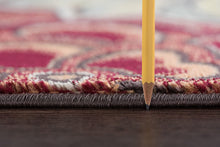 Load image into Gallery viewer, Emmalyn Transitional Floral Navy Rectangle Area Rug, 9&#39; x 12.6&#39;