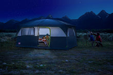 Load image into Gallery viewer, Coleman Prairie Breeze Lighted Cabin Tent, 9-Person , 84″ H x 120″ W x 168″ D.