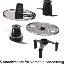 Load image into Gallery viewer, Hamilton Beach Stack &amp; Snap 8-Cup Food Processor &amp; Vegetable Chopper with Adjustable Slicing Blade, Built-in Bowl Scraper &amp; Storage Case, Silver (70820)