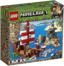 Load image into Gallery viewer, LEGO Minecraft The Pirate Ship Adventure 21152 Building Kit (386 Pieces)