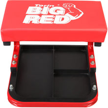 Load image into Gallery viewer, BIG RED Torin Rolling Creeper Garage/Shop Seat: Padded Mechanic Stool with Tool Tray