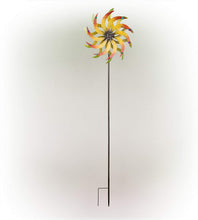 Load image into Gallery viewer, Alpine NCY246 72&quot; Metal Windmill Garden Stake, Multi Color