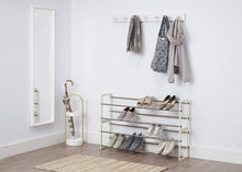 Load image into Gallery viewer, Trinity Basics 2-Tier 24"-44" Expandable Shoe Rack - White (2-Pack)