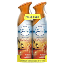 Load image into Gallery viewer, Febreze Odor-Eliminating Air Freshener, Hawaiian Aloha, Pack of 2, 8.8 oz each