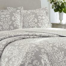 Load image into Gallery viewer, Laura Ashley Home | Luxury Premium Ultra Soft Quilt Coverlet, Comfortable 3 Piece Bedding Set, All Season Stylish Bedspread
