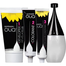 Load image into Gallery viewer, Garnier Olia Ammonia-Free Brilliant Color Oil-Rich Permanent Hair Color, 6.0 Light Brown (Pack of 1) Brown Hair Dye (Packaging May Vary)