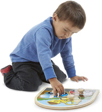 Load image into Gallery viewer, Melissa &amp; Doug Construction Site Jumbo Knob Puzzle