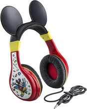 Load image into Gallery viewer, eKids Mickey Mouse Kids Headphones for Kids Adjustable Stereo Tangle-Free 3.5Mm Jack Wired Cord Over Ear Headset for Children Parental Volume Control Kid Friendly Safe Perfect for School Home Travel
