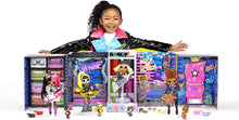 Load image into Gallery viewer, LOL Surprise OMG Remix Super Surprise with 70+ Surprises, Plays Music, 4 Fashion Dolls And 4 Dolls (Sisters), Rock Instruments, Boom Box Packaging, And Rock Band Accessories | Ages 4+