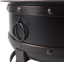 Load image into Gallery viewer, Pleasant Hearth OFW307R Killian fire Pit, Rubbed Bronze