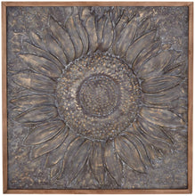 Load image into Gallery viewer, Deco 79 Traditional Framed Flower Wall Decor 1&quot;W x 39&quot;H Gray, Brown