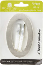 Load image into Gallery viewer, Architectural Mailboxes in. Brass Floating House