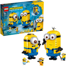 Load image into Gallery viewer, LEGO Minions: Brick-Built Minions and Their Lair (75551) Building Kit for Kids, Great Birthday Present for Kids Who Love Minion Toys and Kevin, Bob and Stuart Minion Characters, New 2020 (876 Pieces)
