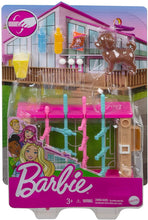 Load image into Gallery viewer, Barbie Mini Playset with Pet, Accessories and Working Foosball Table, Game Night Theme, Gift for 3 to 7 Year Olds