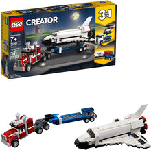 Load image into Gallery viewer, LEGO Creator 3in1 Shuttle Transporter 31091 Building Kit (341 Pieces)
