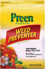 Load image into Gallery viewer, Preen 2464083 Garden Weed Preventer, 31.3 lb. Covers 5,000 sq. ft