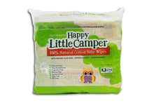 Load image into Gallery viewer, Happy Little Camper Baby Wipes, Natural All-Cotton with Organic Aloe, for Sensitive Skin, 216 Count