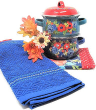 Load image into Gallery viewer, Pioneer Woman Dazzling Dahlia 2-pack MINI Dutch Oven Pans with Lids