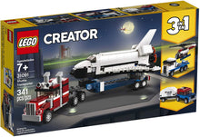 Load image into Gallery viewer, LEGO Creator 3in1 Shuttle Transporter 31091 Building Kit (341 Pieces)