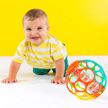 Load image into Gallery viewer, Oball Rainstick Rattle, Orange, 6.0" x 6.0" x 6.0",