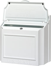 Load image into Gallery viewer, Whitehall 16139-WHITEHALL Wall Mounted Locking Mailbox Color: White