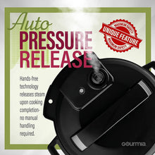 Load image into Gallery viewer, Gourmia GPC965 Digital Multi-Functional Pressure Cooker | Automatic Pressure Release | Adjustable Pressure Control | 13 Cook Modes | Removable Stainless Steel 6 Qt Pot | Lid Lock | Auto Stir Function