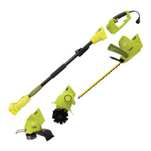 Load image into Gallery viewer, Sun Joe GTS4000E Lawn + Garden Multi-Tool Care System, Green